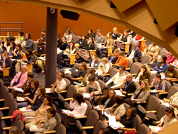 Attendees in the Auditorium: Baum Forum Schools Food and Gardening